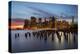 New York Skyline at Sunset-beboy-Premier Image Canvas