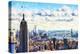 New York Skyline VI - In the Style of Oil Painting-Philippe Hugonnard-Premier Image Canvas