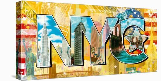 New York Story-Tom Frazier-Stretched Canvas