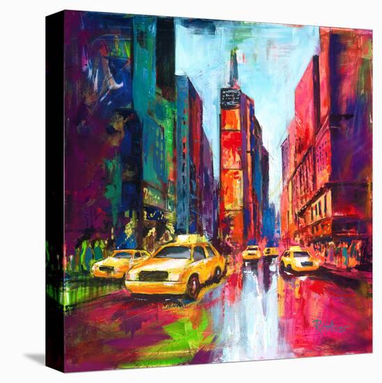 New York Times Square-Renate Holzner-Stretched Canvas