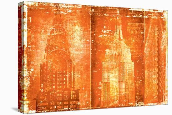 New York Town-Parker Greenfield-Stretched Canvas