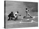 New York Yankee Joe Di Maggio Swinging Bat in Game Against the Philadelphia Athletics-Alfred Eisenstaedt-Premier Image Canvas