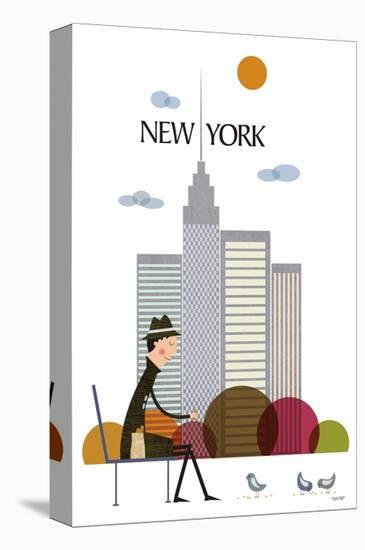 New York-Tomas Design-Stretched Canvas