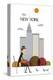 New York-Tomas Design-Stretched Canvas