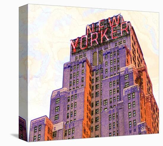 New Yorker-Richard James-Stretched Canvas