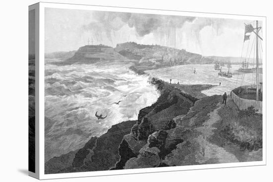 Newcastle, from Nobby's Head, New South Wales, Australia, 1886-null-Premier Image Canvas
