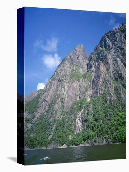 Newfoundland, Steep Cliffs, Formed by the Long Range Mountains-John Barger-Premier Image Canvas