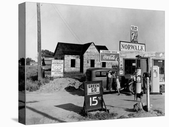 Newly Built Store and Trading Center, Typical of New Shacktown Community-Dorothea Lange-Premier Image Canvas