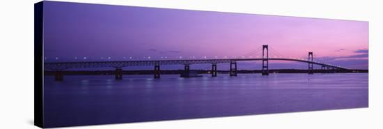 Newport Bridge Conanicut Island Newport Ri, USA-null-Premier Image Canvas