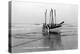 Newport, Oregon - US Lifeguard Drill on the Beach-Lantern Press-Stretched Canvas