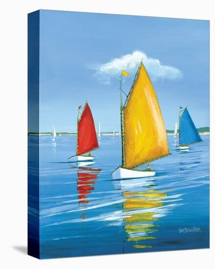 Newport Regatta-Sally Caldwell Fisher-Stretched Canvas