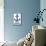 Newport, Rhode Island - Anchor Design-Lantern Press-Stretched Canvas displayed on a wall