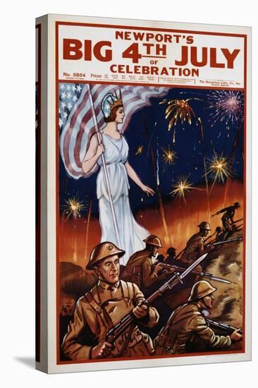 Newport's Big 4th of July Celebration Poster-null-Premier Image Canvas