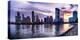 Newport Skyline in Jersey City at Sunset-George Oze-Premier Image Canvas