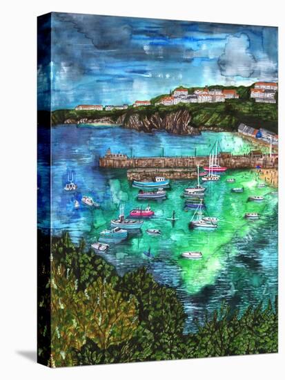 Newquay, Cornwall, 2021, (Brush Pens)-Charlotte Orr-Premier Image Canvas
