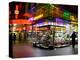 Newsagent, Queen Street Mall at Night, Brisbane, Queensland, Australia-David Wall-Premier Image Canvas