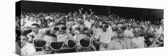 Newsboys Wearing Super Specs Watching Baseball Game-Robert W^ Kelley-Premier Image Canvas