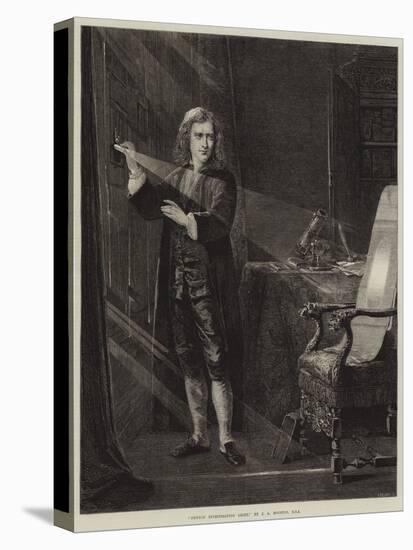 Newton Investigating Light-John Adam P. Houston-Premier Image Canvas