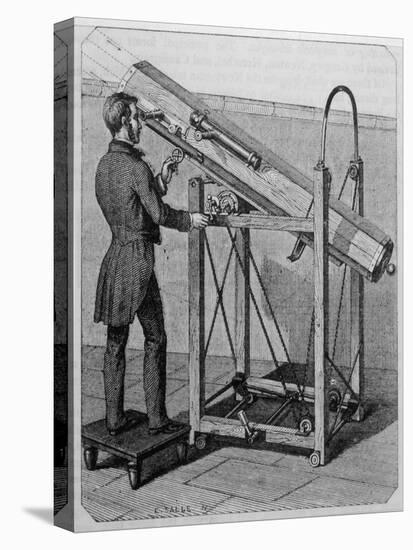 Newtonian Telescope as Modified by Foucault-null-Stretched Canvas