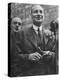 Next Prime Minister Clement Attlee, Greeting Newsreel Personnel-Bob Landry-Premier Image Canvas