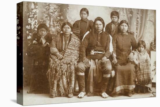 Nez Perce Family, 1900-1902-E.G. Cummings-Premier Image Canvas
