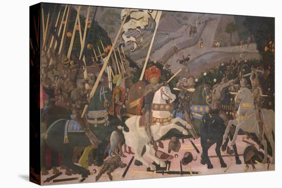 Niccolò Mauruzi Da Tolentino at the Battle of San Romano, C. 1440-Paolo Uccello-Premier Image Canvas