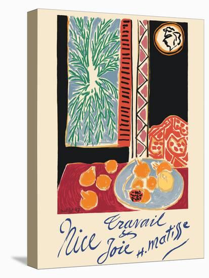 Nice France - Travail et Joie (Work and Joy) - Vintage Travel Poster 1948-Henri Matisse-Stretched Canvas