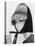 Nicole de la Marge in an Otto Lucas Jersey Scarf over an Ocelot Hat, 1964-John French-Premier Image Canvas