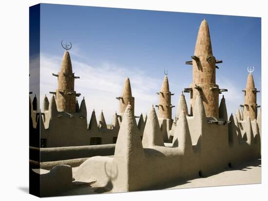 Niger, the Minarets of Kotaka Mosque, Mali-Nigel Pavitt-Premier Image Canvas