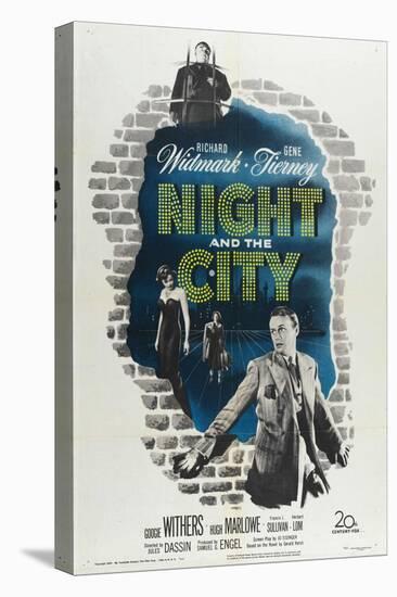 Night And the City, 1950, Directed by Jules Dassin-null-Premier Image Canvas