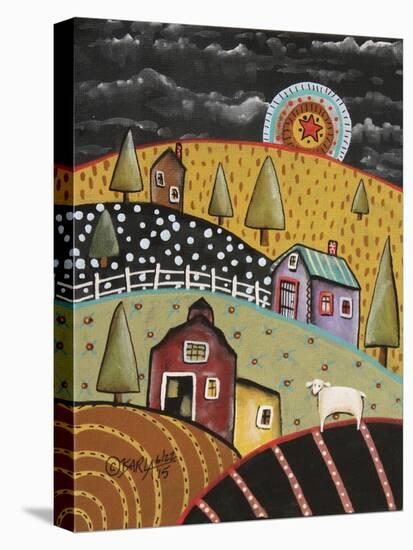 Night Barn 1-Karla Gerard-Premier Image Canvas