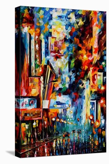 Night Broadway-Leonid Afremov-Stretched Canvas