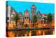 Night City View of Amsterdam Canal Herengracht-kavalenkava volha-Premier Image Canvas