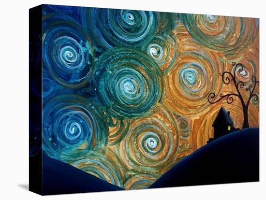 Night Falls-Cindy Thornton-Stretched Canvas