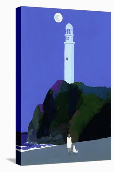 Night lighthouse-Hiroyuki Izutsu-Premier Image Canvas