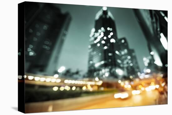 Night Lights of the Hong Kong out of Focus-Iakov Kalinin-Premier Image Canvas
