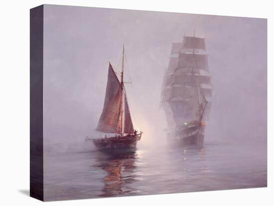 Night Mists-Montague Dawson-Stretched Canvas