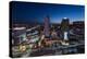 Night Panorama of Warsaw City Center-Jacek Kadaj-Premier Image Canvas