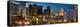 Night Panorama, the Strip, Las Vegas, Nevada, United States of America, North America-Neale Clarke-Premier Image Canvas