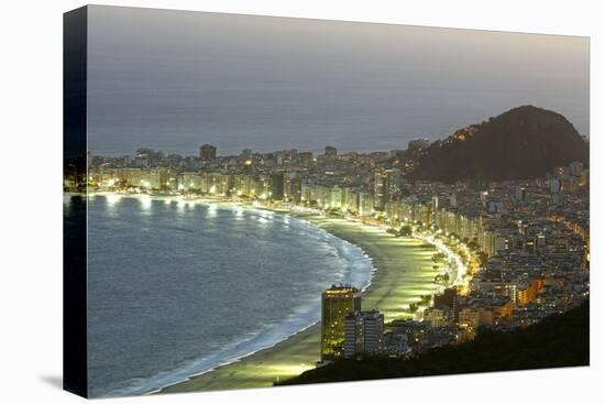 Night Panoramic View Of Rio De Janeiro-luiz rocha-Premier Image Canvas