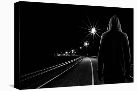 Night Road-Patrick Foto-Premier Image Canvas