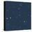 Night Sky Navy and Gold Pattern 05A-Sara Zieve Miller-Stretched Canvas