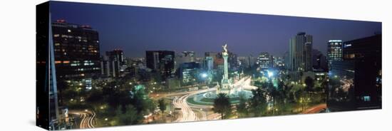 Night Skyline of Mexico City, Mexico-Peter Adams-Premier Image Canvas