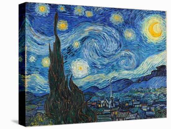 Night Star, 1889 (Oil on Canvas)-Vincent van Gogh-Premier Image Canvas