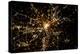 Night time satellite image of Atlanta, Georgia, USA-null-Premier Image Canvas