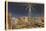 Night, Union Terminal Tower, Cleveland, Ohio-null-Stretched Canvas