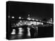 Night View Of Brooklyn Bridge-Bettmann-Premier Image Canvas