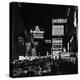 Night View of Taxi and Traffic Congestion Looking North on 45th Street-Andreas Feininger-Premier Image Canvas