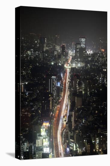 Night View of Tokyo from Tokyo City View Observation Deck, Roppongi Hills, Tokyo, Japan-Stuart Black-Premier Image Canvas