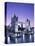 Night View of Tower Bridge and Thames River, London, England-Steve Vidler-Premier Image Canvas